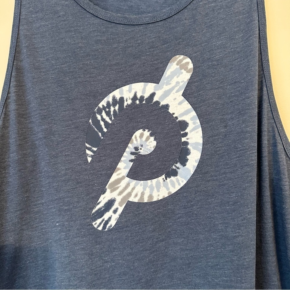 Peloton Tie Dye Tank Top Blue - XXL - Picture 2 of 7